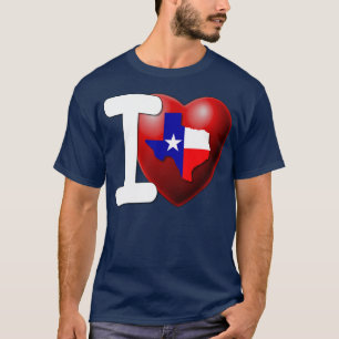 Jag älskar Texas - den statliga Lone stjärnan Tee