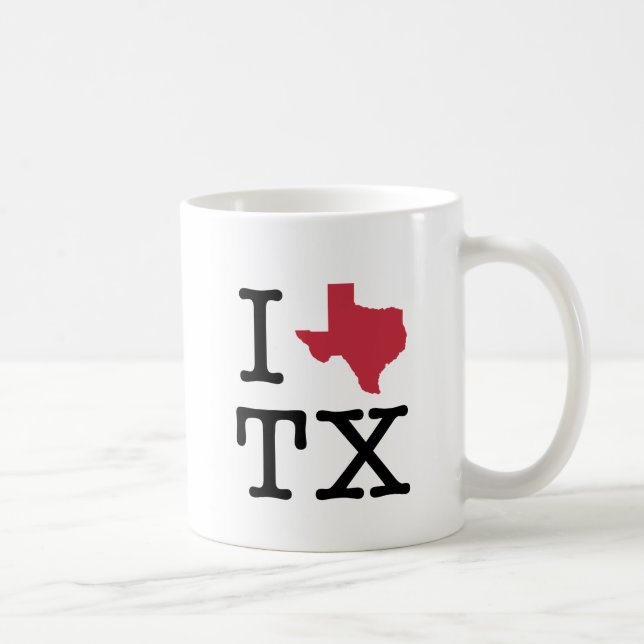 Jag älskar texas kaffemugg (Höger)