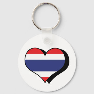 Jag älskar Thailand Nyckelring
