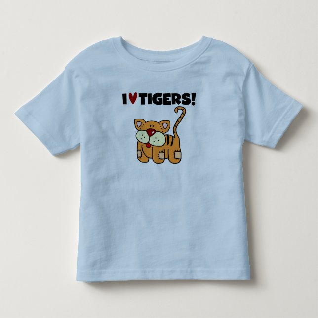 Jag älskar tigrar t-shirt (Framsida)