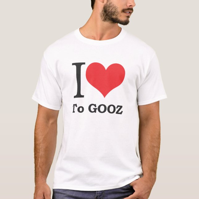 Jag älskar till Gooz T-shirt (Framsida)