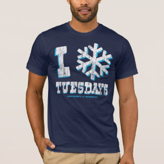 Jag älskar tisdagar (vintage) tee