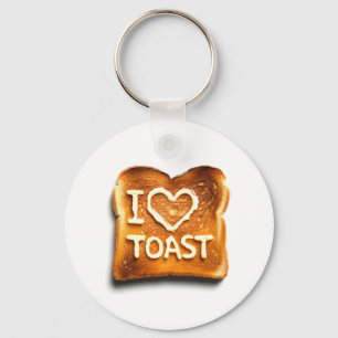 Jag älskar Toast Nyckelring