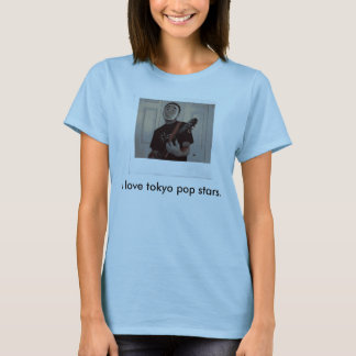 jag älskar tokyo popstjärnor t-shirt