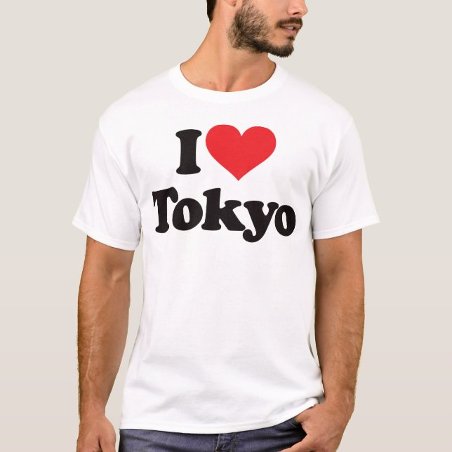 Jag älskar Tokyo Tee Shirt (Framsida)