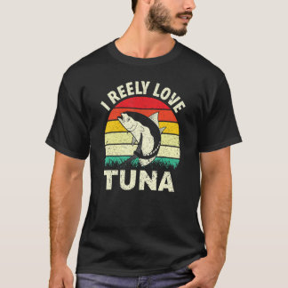 Jag älskar tonfisk blåfenad och gulfenad tonfisk F T Shirt