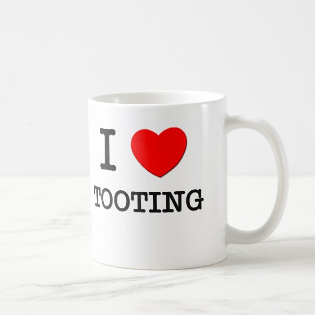 Jag älskar Tooting Kaffemugg (Höger)