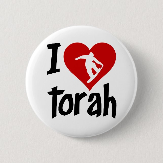 Jag älskar Torah Knapp (Framsida)