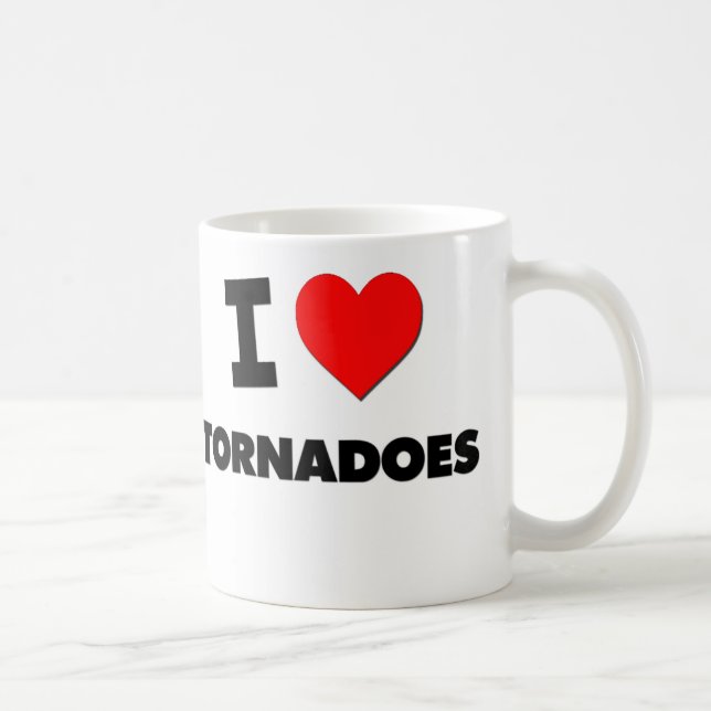 Jag älskar tornadon kaffemugg (Höger)