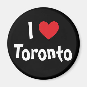 Jag älskar Toronto Magnet