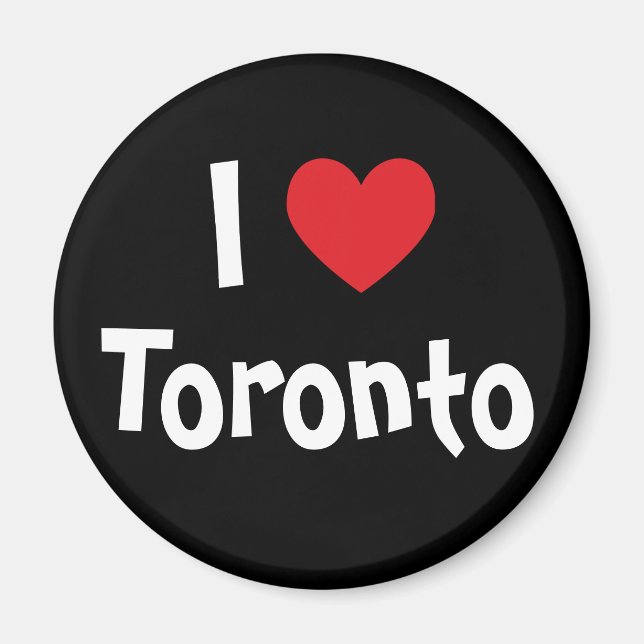 Jag älskar Toronto Magnet (Framsidan)