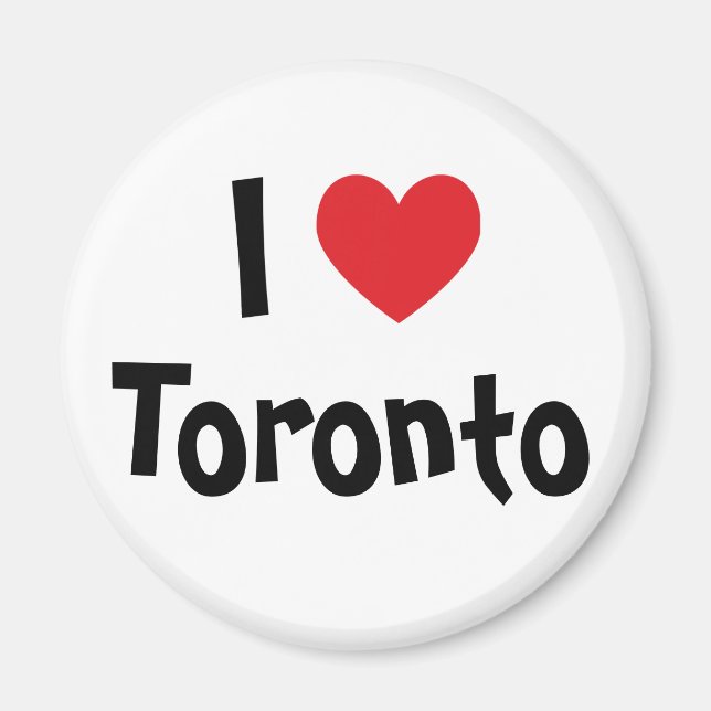 Jag älskar Toronto Magnet (Framsidan)