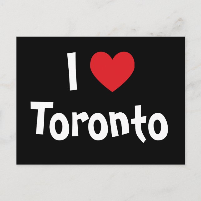 Jag älskar Toronto Vykort (Framsida)