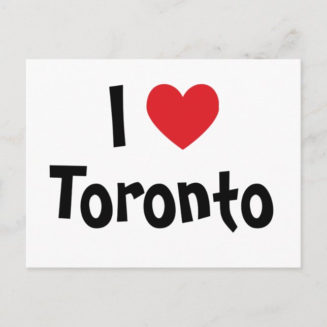 Jag älskar Toronto Vykort (Framsida)