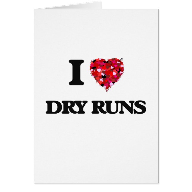 Jag älskar torra springor hälsningskort (Framsidan)