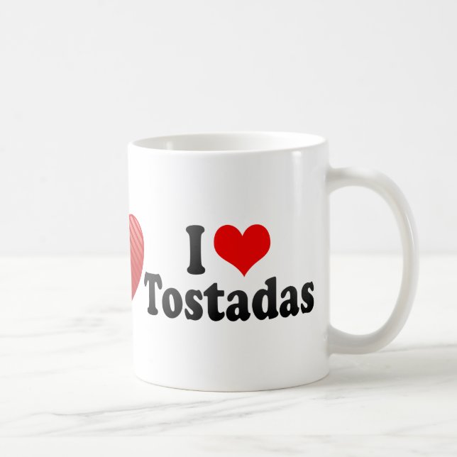 Jag älskar Tostadas Kaffemugg (Höger)