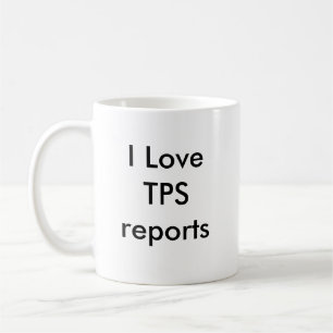 Jag älskar TPS-rapporter Kaffemugg