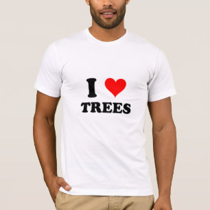 Jag älskar träd t-shirt