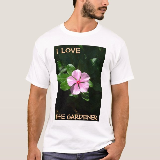 JAG ÄLSKAR, TRÄDGÅRDSMÄSTAREN - male Tee Shirt (Framsida)