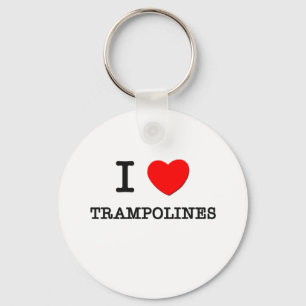 Jag älskar Trampolines Nyckelring