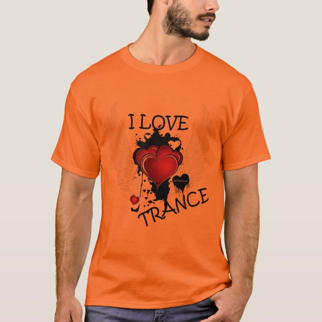 Jag älskar trance 001 tee (Framsida)