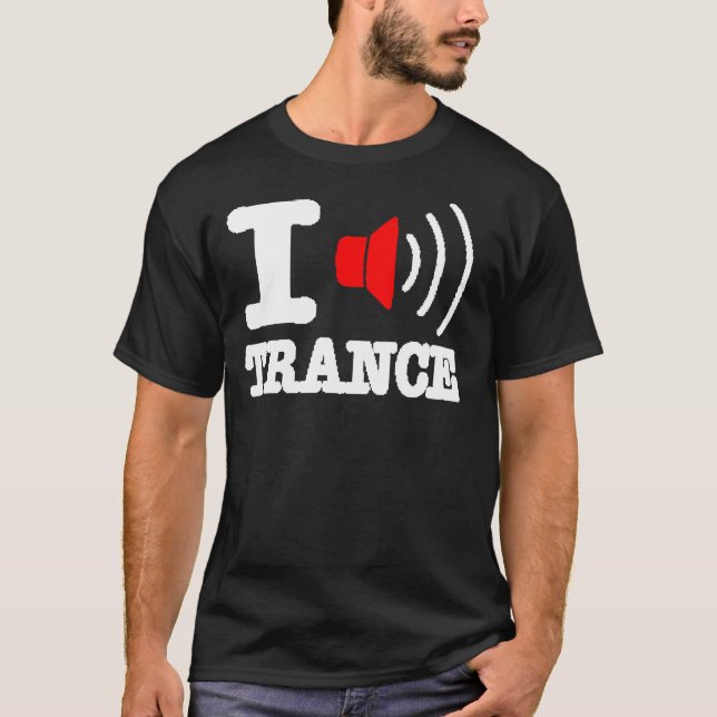 JAG ÄLSKAR TRANCE T SHIRT (Framsida)