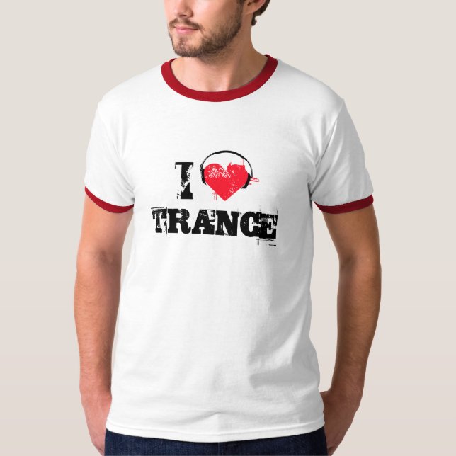 Jag älskar trance tee (Framsida)