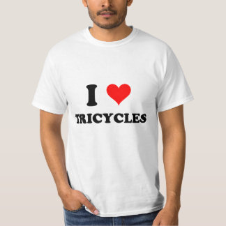 Jag älskar trehjulingar t shirt