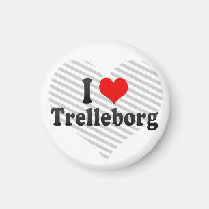 Jag älskar Trelleborg, sverige Magnet