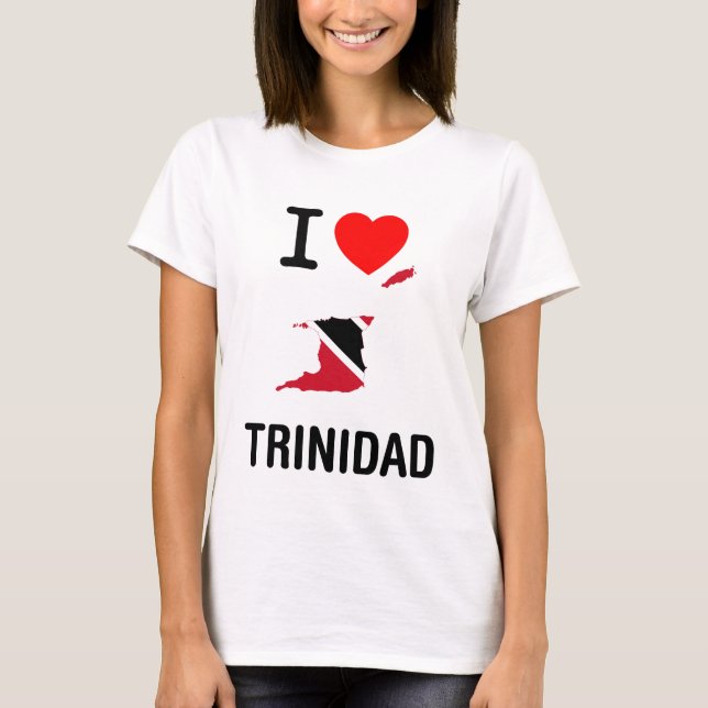 JAG ÄLSKAR TRINIDAD & TOBAGO T SHIRT (Framsida)