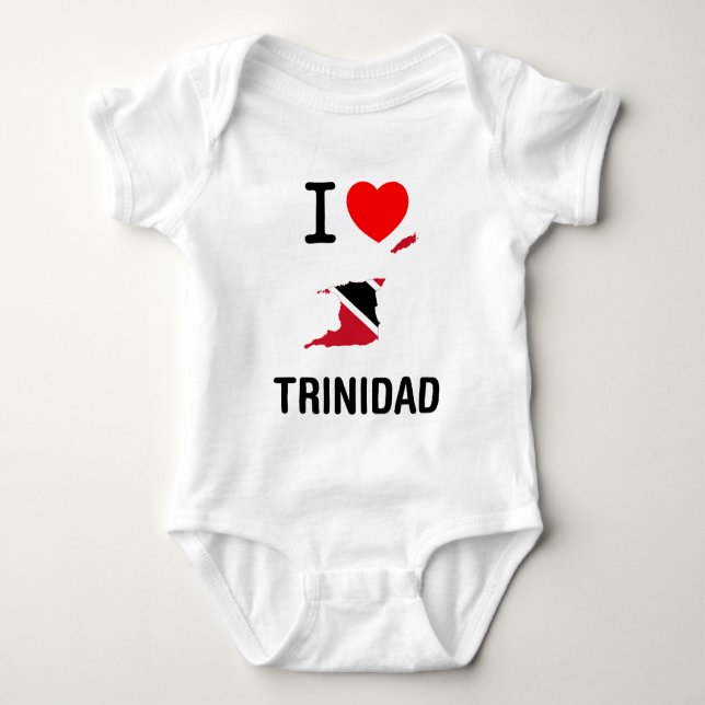 JAG ÄLSKAR TRINIDAD & TOBAGO TEE SHIRT (Framsida)