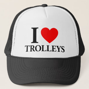 Jag älskar Trolleys Truckerkeps