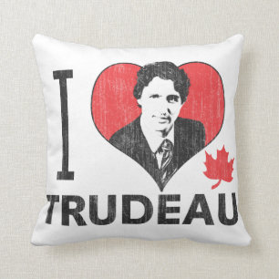 Jag älskar Trudeau Kudde