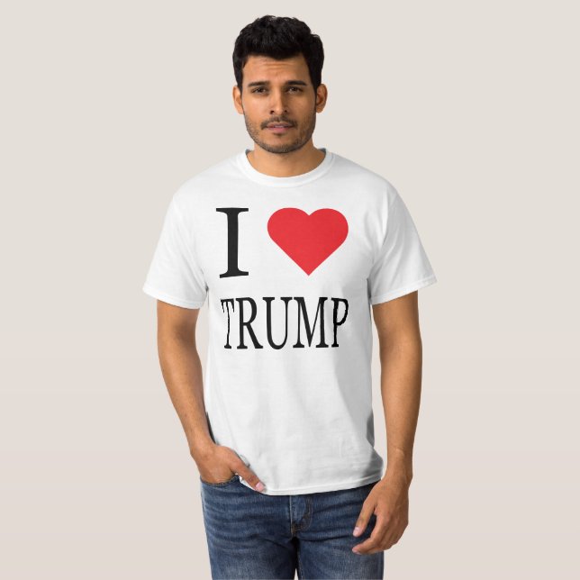 JAG ÄLSKAR TRUMFFANTASTISKT-TRÖJA T-SHIRT (Hel framsida)