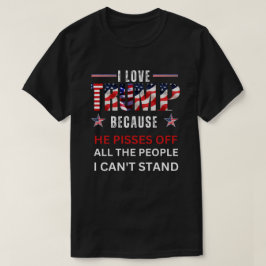 JAG ÄLSKAR Trump För Att Han Gör Alla Människor Ar T Shirt