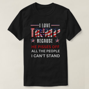 JAG ÄLSKAR Trump För Att Han Gör Alla Människor Ar T Shirt