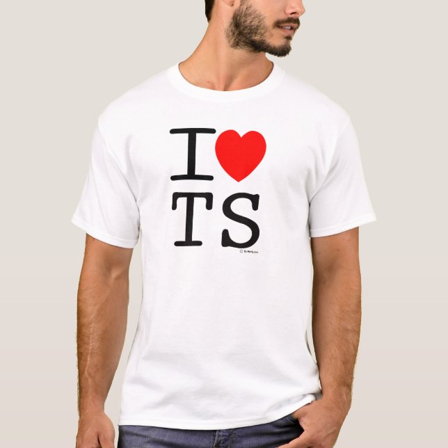 Jag älskar TS Tröja (Framsida)