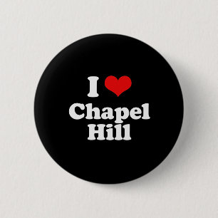Jag älskar tshirten för Chapel Hill Tshirtvit Knapp