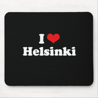 Jag älskar tshirten för Helsingfors Tshirtvit Musmatta