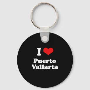 Jag älskar tshirten för Puerto Vallarta Tshirtvi Nyckelring