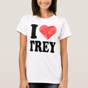 Jag älskar tshirten för utslagsplatsen för Trey T Shirt