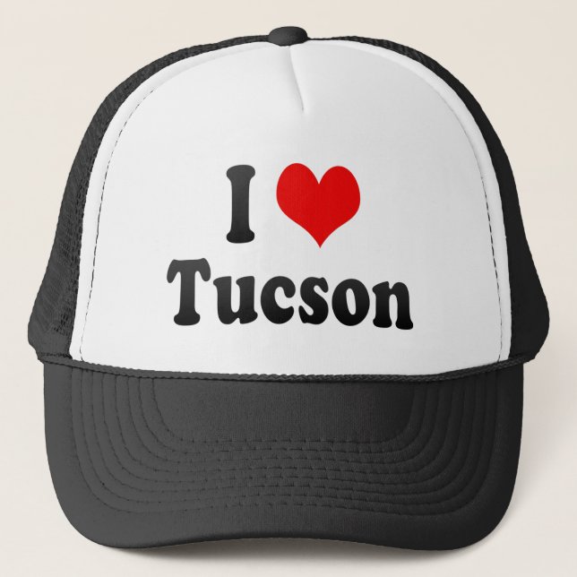 Jag älskar Tucson, United States Truckerkeps (Framsida)