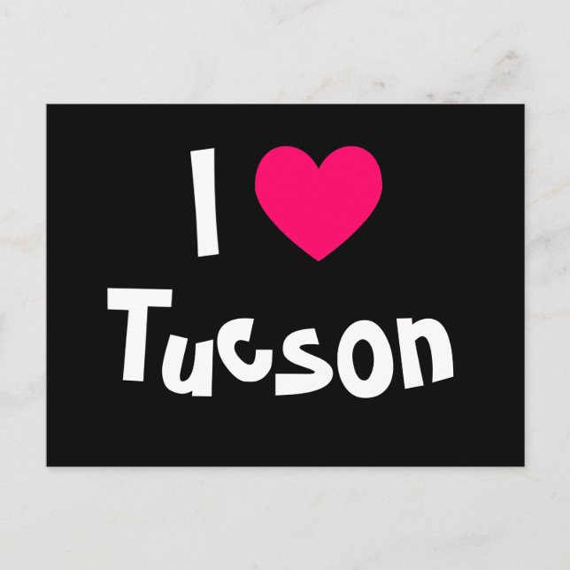 Jag älskar Tucson Vykort (Framsida)