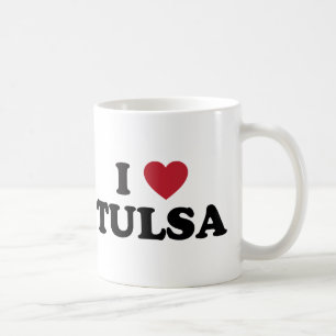 Jag älskar Tulsa Oklahoma Kaffemugg