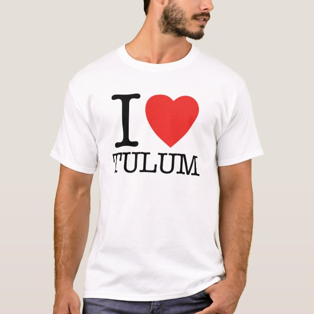 Jag älskar Tulum T-shirt (Framsida)