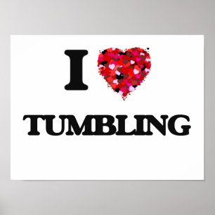 Jag älskar tumbling poster