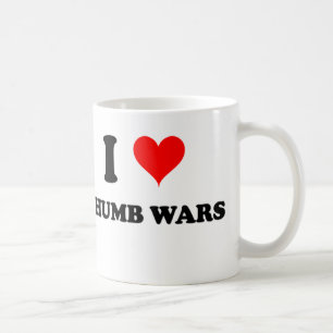 Jag älskar tumkrig kaffemugg