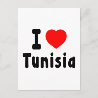 Jag älskar Tunisien. Vykort