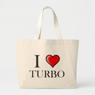 Jag älskar Turbo Jumbo Tygkasse
