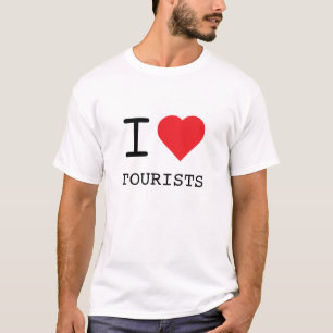 Jag älskar turister t shirt